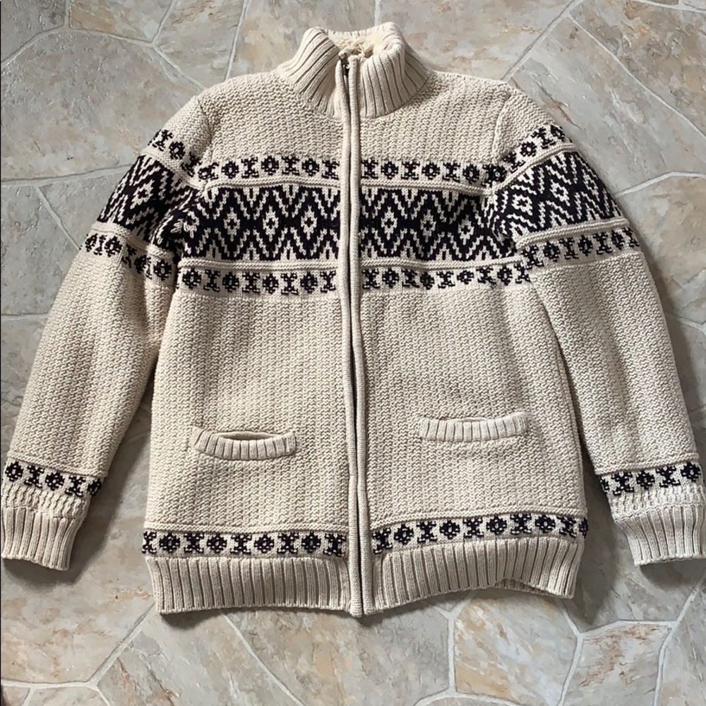 American Eagle zip up sweater size XLT